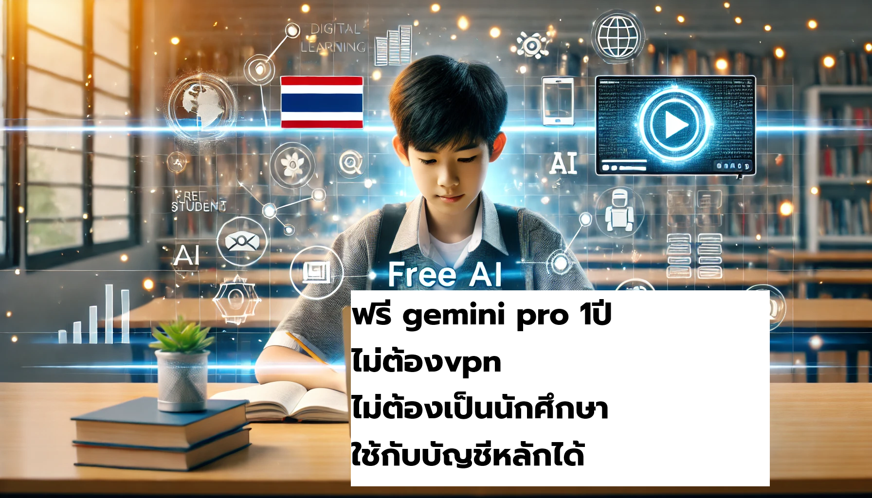 ฟรี gemini pro 1ปี